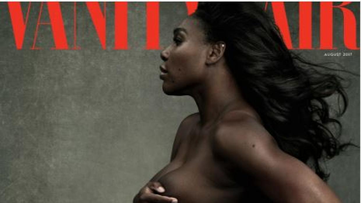 Serena Williams posa desnuda y embarazada para una conocida revista