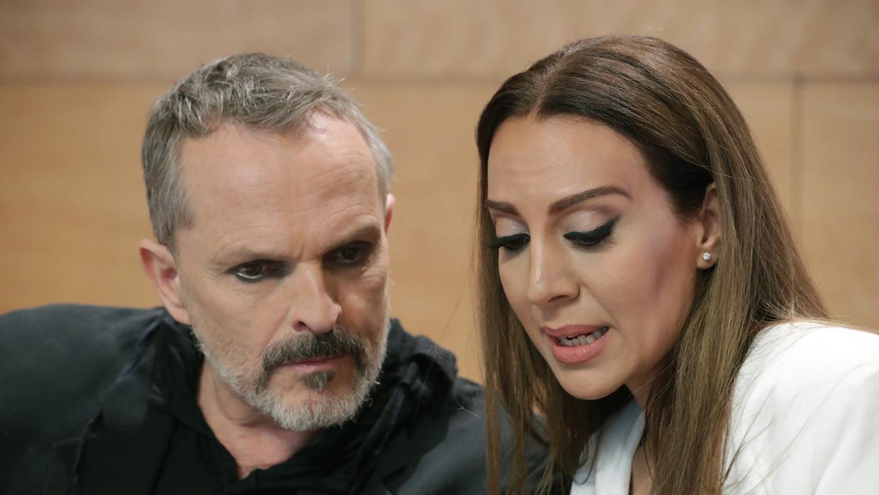 Miguel Bosé y Mónica Naranjo