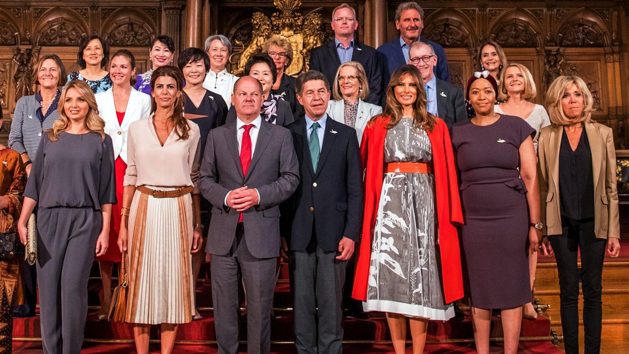 Las «parejas del poder» reunidas en la cumbre de líderes mundiales