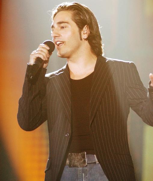 David Bustamante, en 2003