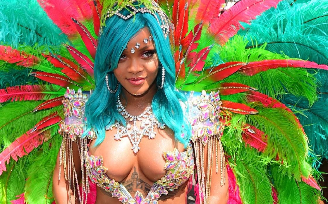 Rihanna en el «Crop Over Festival» de Barbados