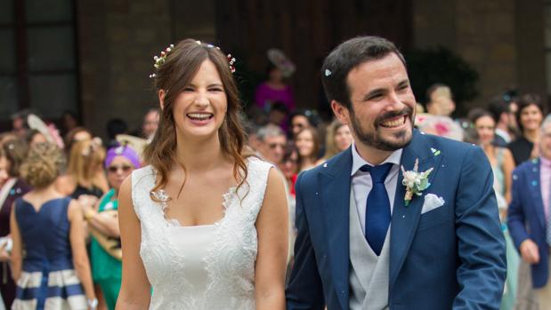 La «boda» a la riojana de Alberto Garzón y Anna Ruiz