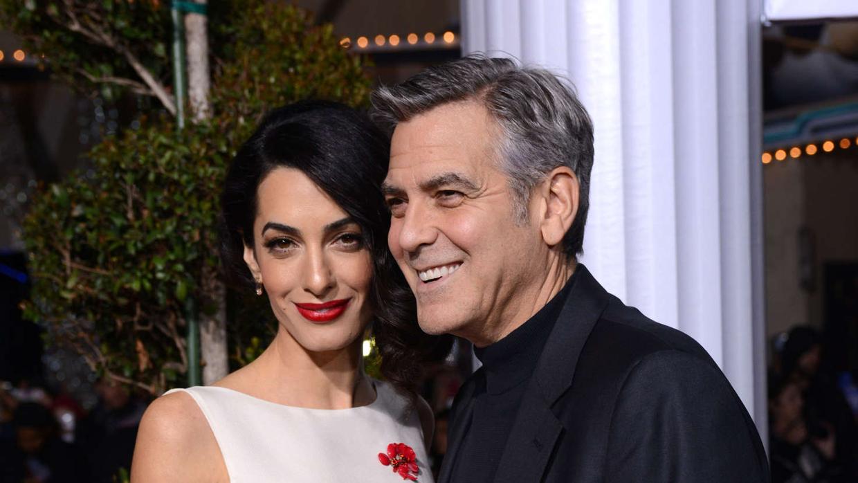 George y Amal Clooney