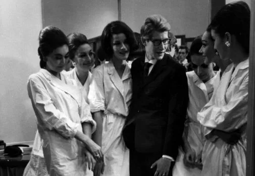 Yves Saint Laurent en una imagen de 1960