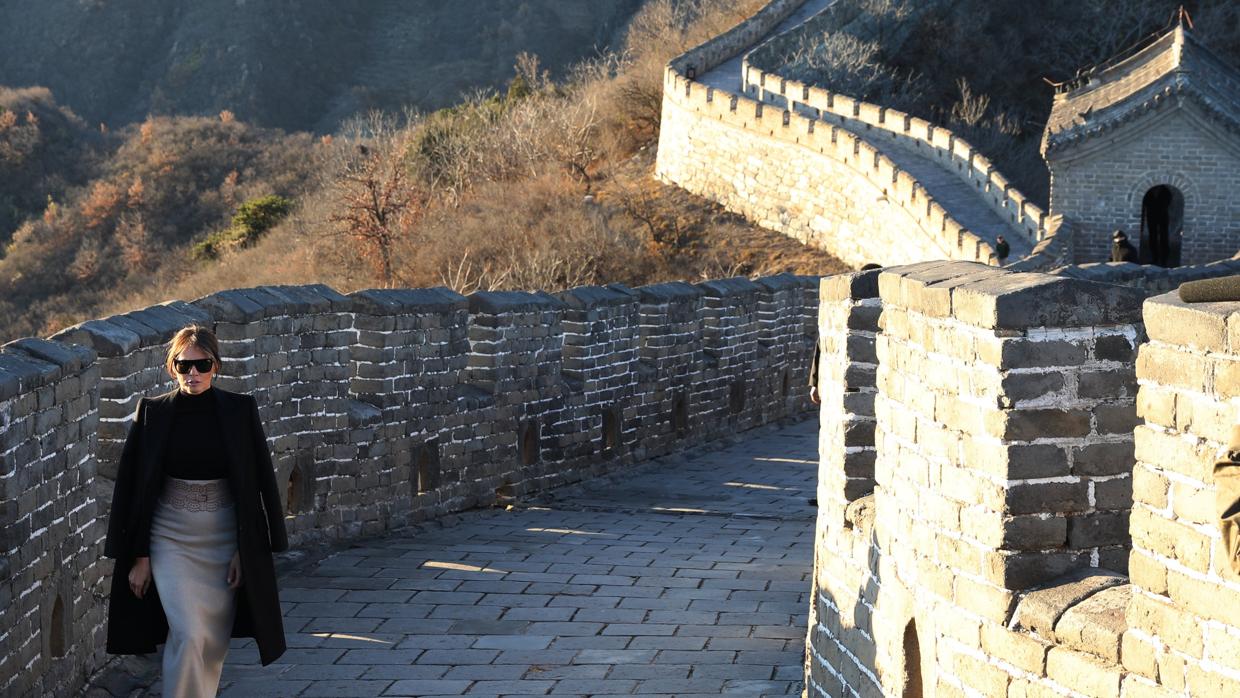 Melania Trump visita la Gran Muralla China
