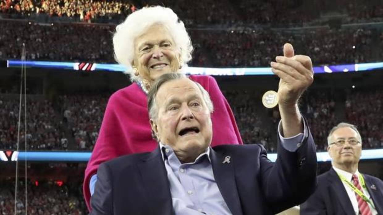 George Bush padre, en una imagen de febrero de este año