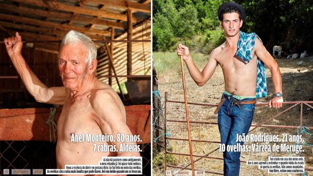 Los pastores portugueses crean su propio «calendario Pirelli» para luchar contra los incendios