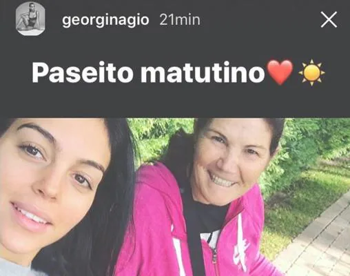 El paseo matutino de Georgina Rodríguez con su suegra para limar asperezas