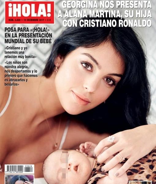 Georgina Rodríguez posa por primera vez con su hija Alana Martina