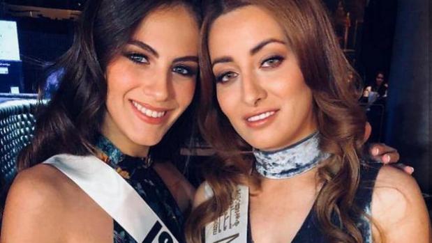 Miss Irak huye del país tras posar con su compañera israelí