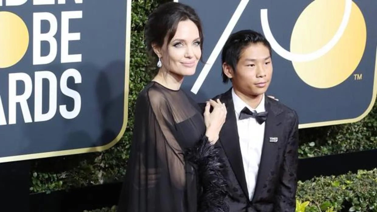 Angelina Jolie y su hijo, Pax