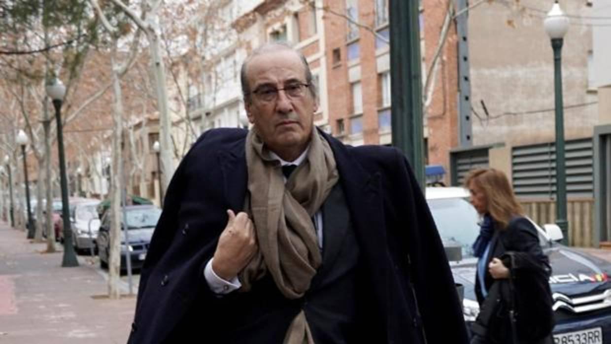 Francis Franco, a su llegada al juzgado de Teruel el pasado lunes