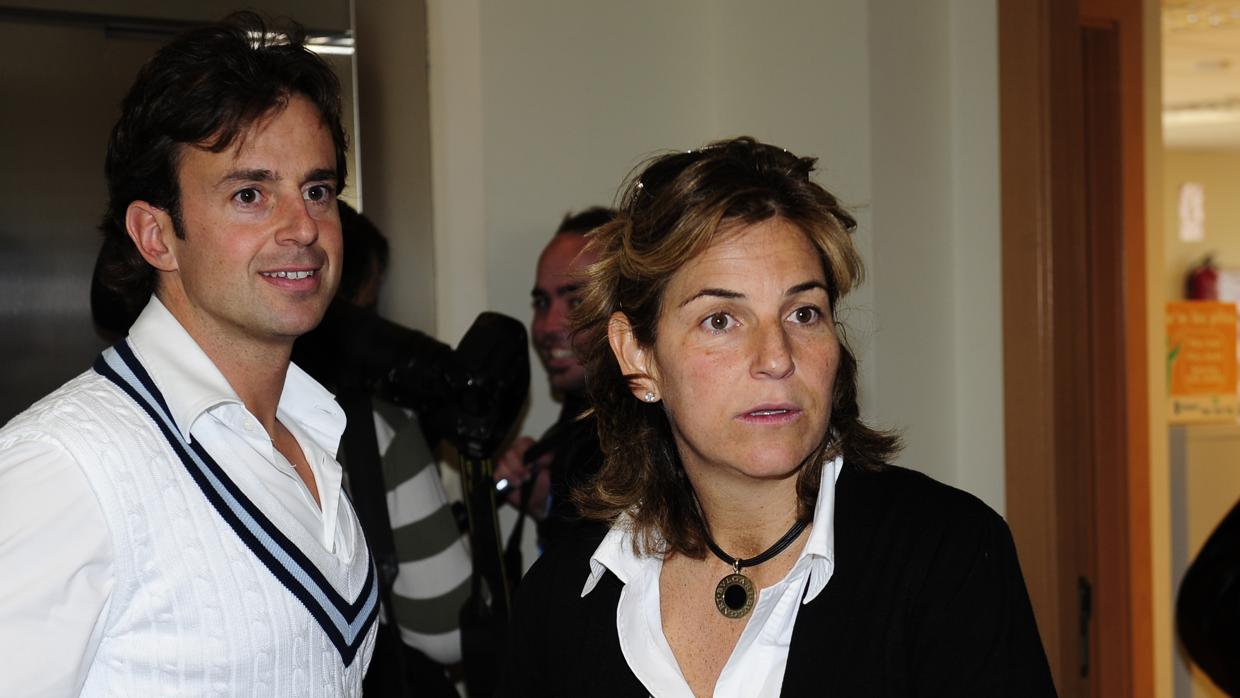 Arantxa Sánchez Vicario y Josep Santacana