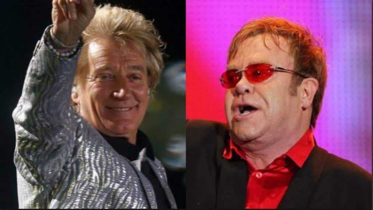 El enfrentamiento de Rod Stewart y Elton John y otros piques memorables