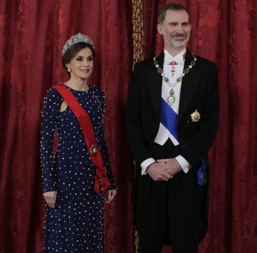 Los Reyes Felipe y Letizia