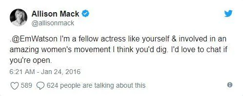 Allison Mack intentó que Emma Watson se uniera a una secta sexual