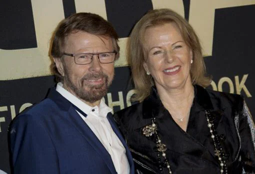 Björn Ulvaeus y Anni-Frid Reuss von Plauen