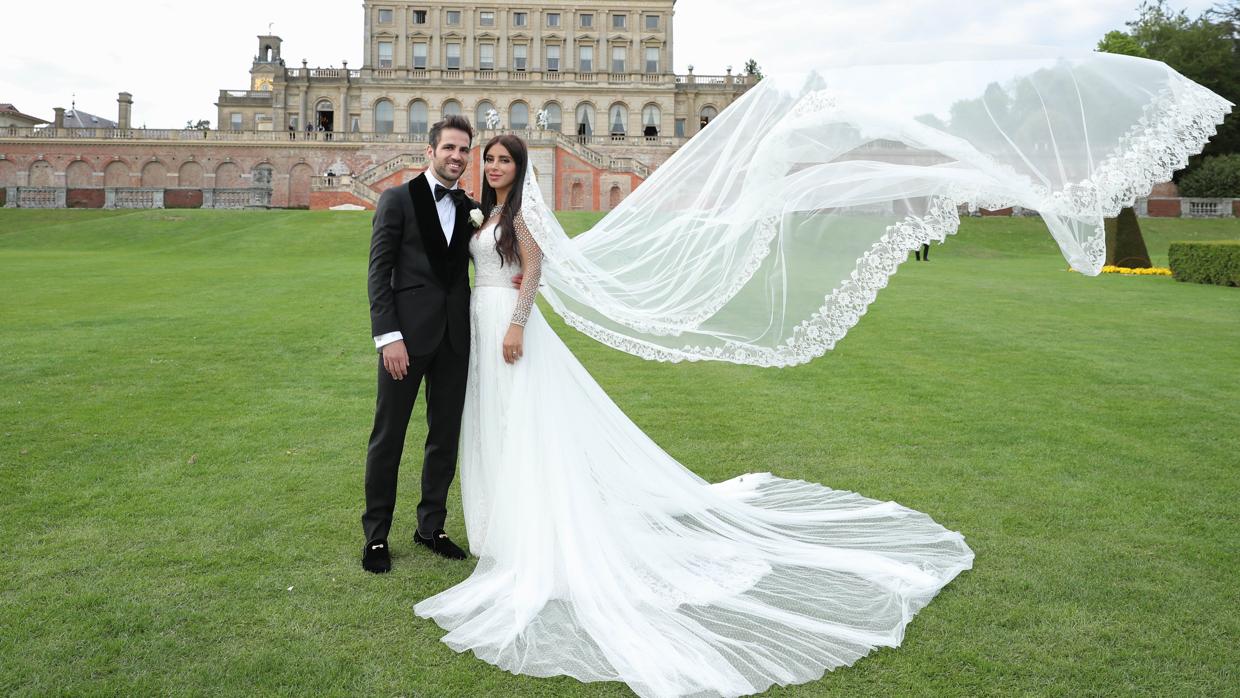 Césc Fábregas y Daniella Semaan