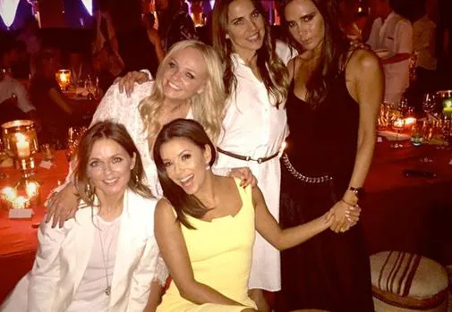 Las Spice Girls junto a Eva Longoria