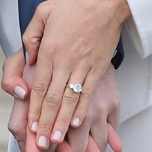 Imagen del anillo de pedida de Meghan Markle