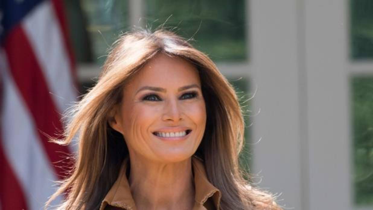 Melania Trump, en una fotografía tomada en la Casa Blanca el pasado 7 de mayo