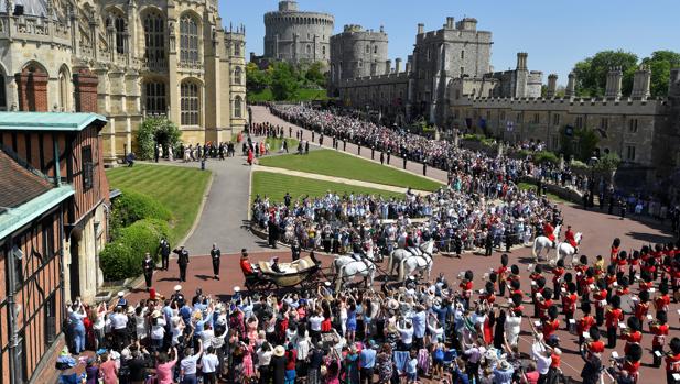 Cerca de 120.000 personas se dieron cita en Windsor