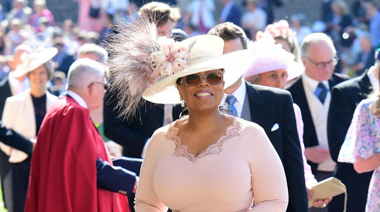 Oprah Winfrey en la boda de los duques de Sussex