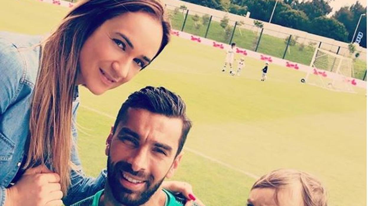 Vera Ribeiro junto a su marido Rui Patricio