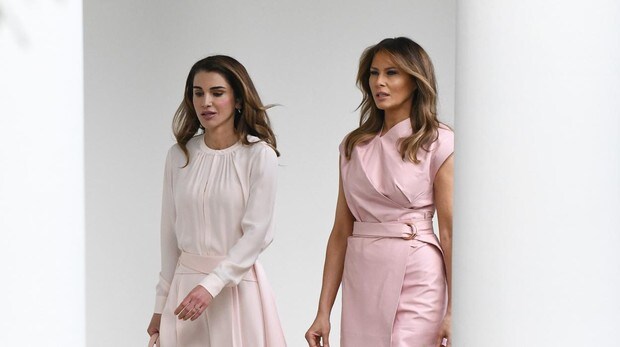 Duelo de estilo entre Melania Trump y Rania de Jordania