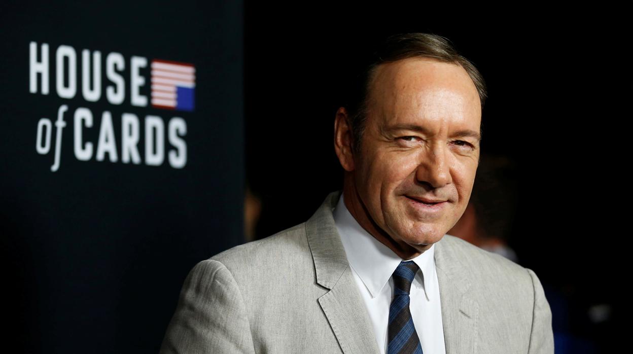 El actor Kevin Spacey en la premiere de la segunda temporada de House of Cards