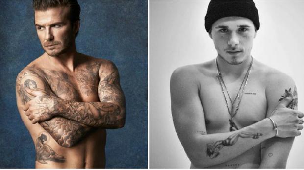 Brooklyn copia a su padre David Beckham en sus tatuajes (y tenemos las pruebas)