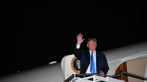 Trump, vacaciones en su campo de golf en Bedminster