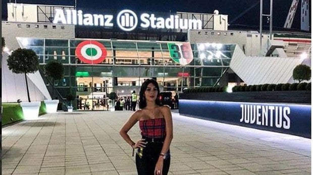 Georgina, un talismán en el campo de la Juventus