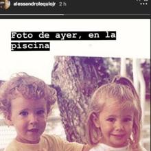 Álex Lequio reaparece en Instagram con una enternecedora imagen