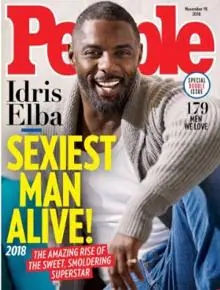 Idris Elba se corona como el hombre más sexy de 2018