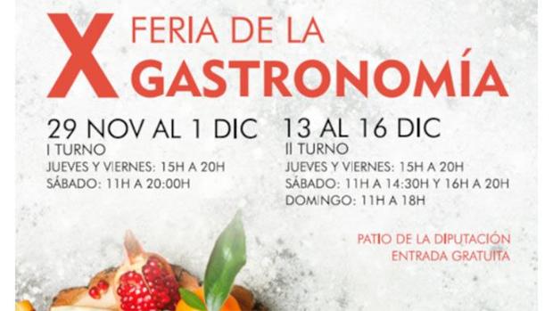 El Patio de la Diputación acoge la X Feria de la Gastronomía