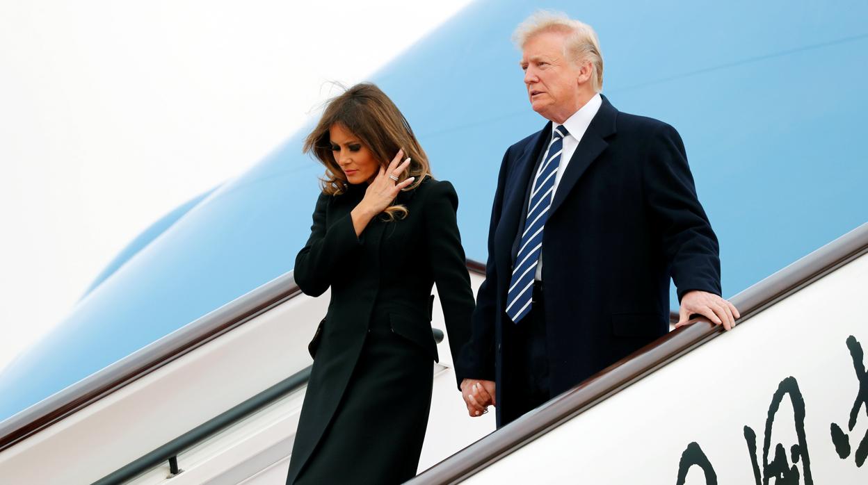 Donald y Melania Trump, en 2017