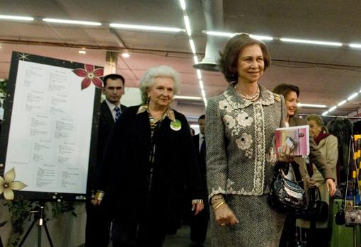 La Reina Doña Sofía y la Infanta Doña Pilar