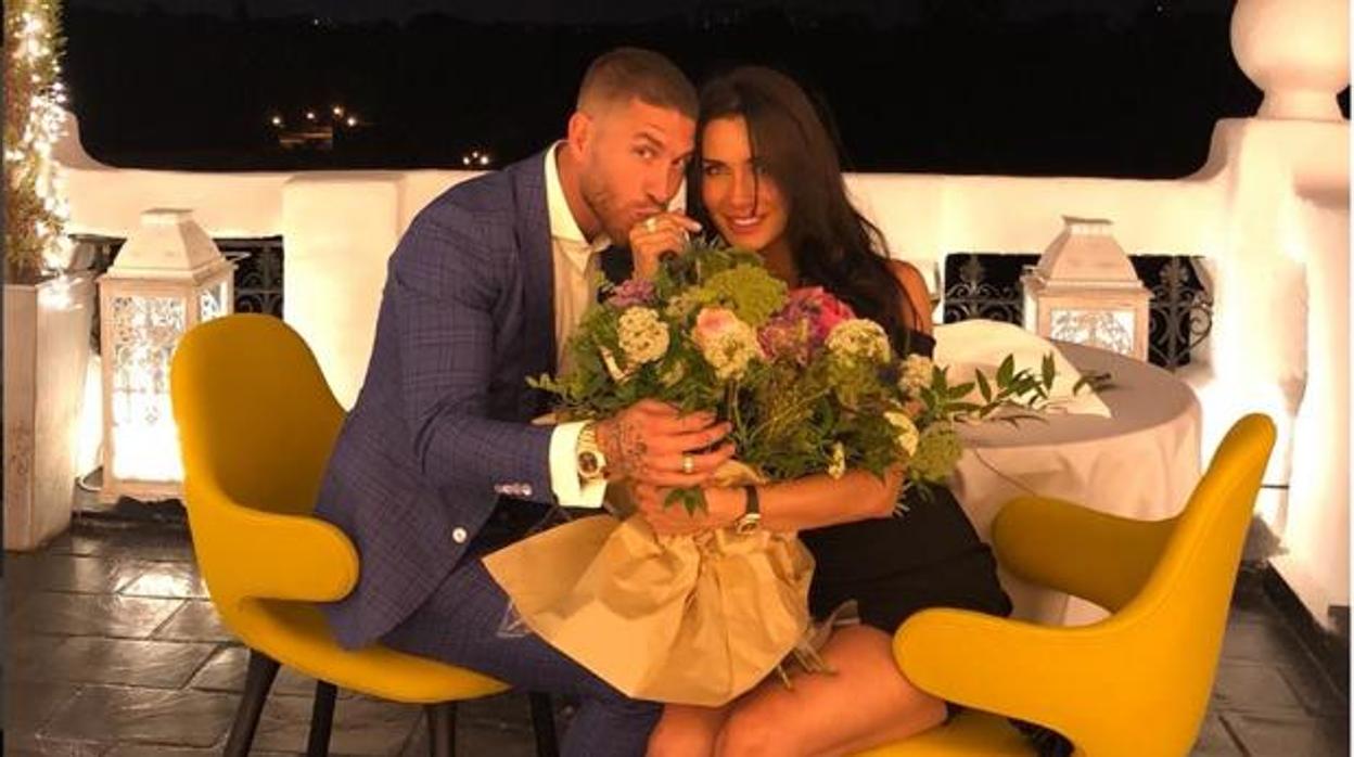 Sergio ramos y Pilar Rubio