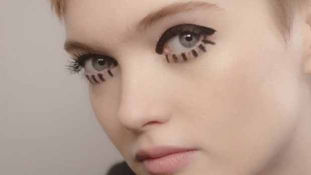 Tendencia pestañas estilo Twiggy