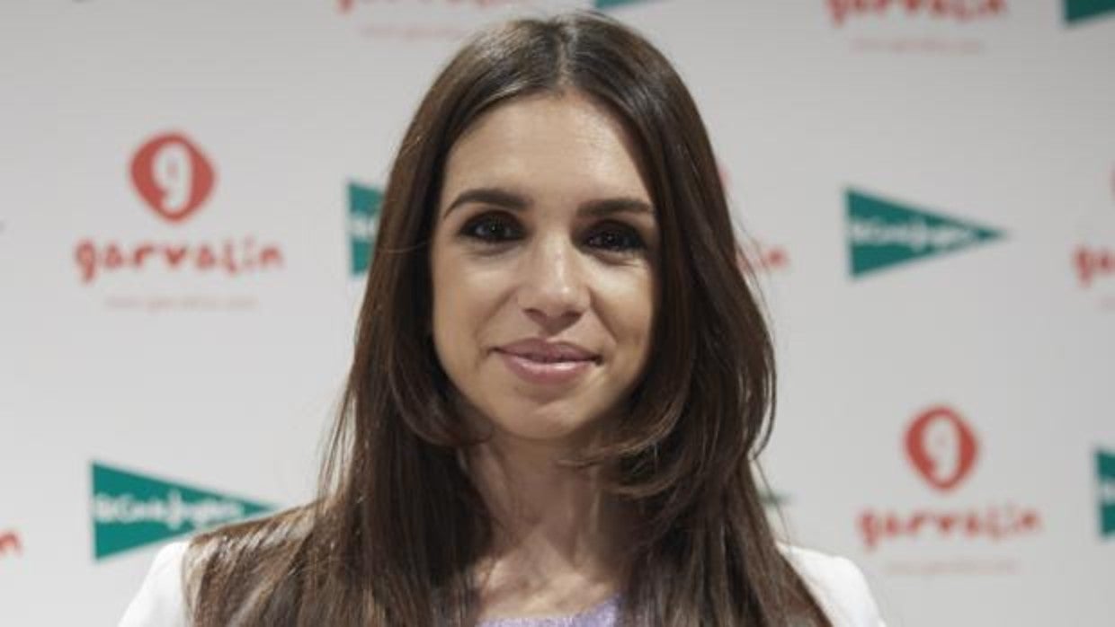 Elena Furiase, durante el acto publicitario