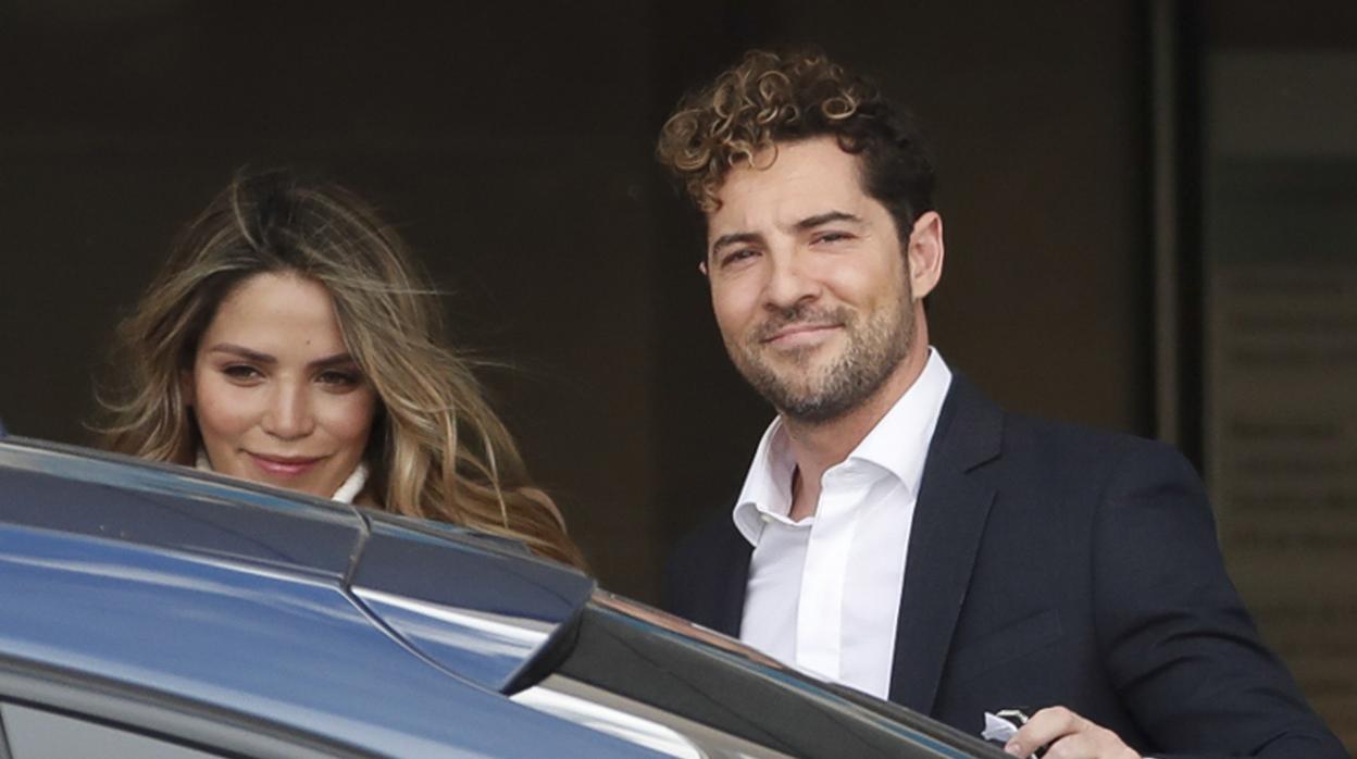 David Bisbal y Rosanna Zanetti vuelven a casa con el pequeño Matteo