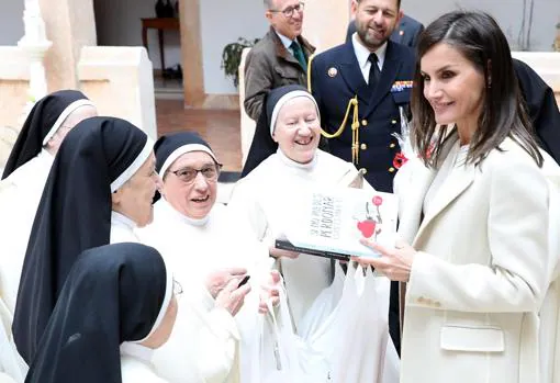 La visita sorpresa de la Reina Letizia a las monjas dominicas de Lerma