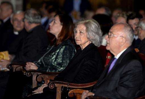 Doña Sofía preside en la Catedral de Palma un concierto solidario en favor de Proyecto Hombre