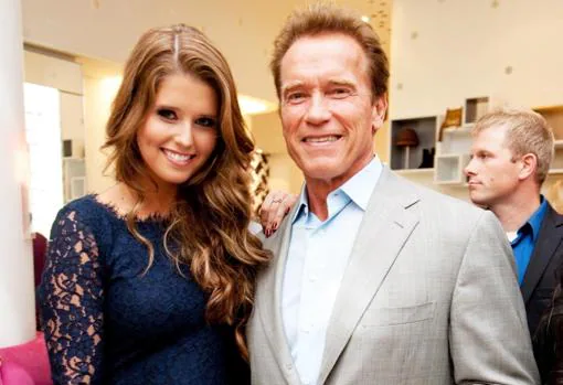 Arnold Schwarzenegger con su hija Katherine