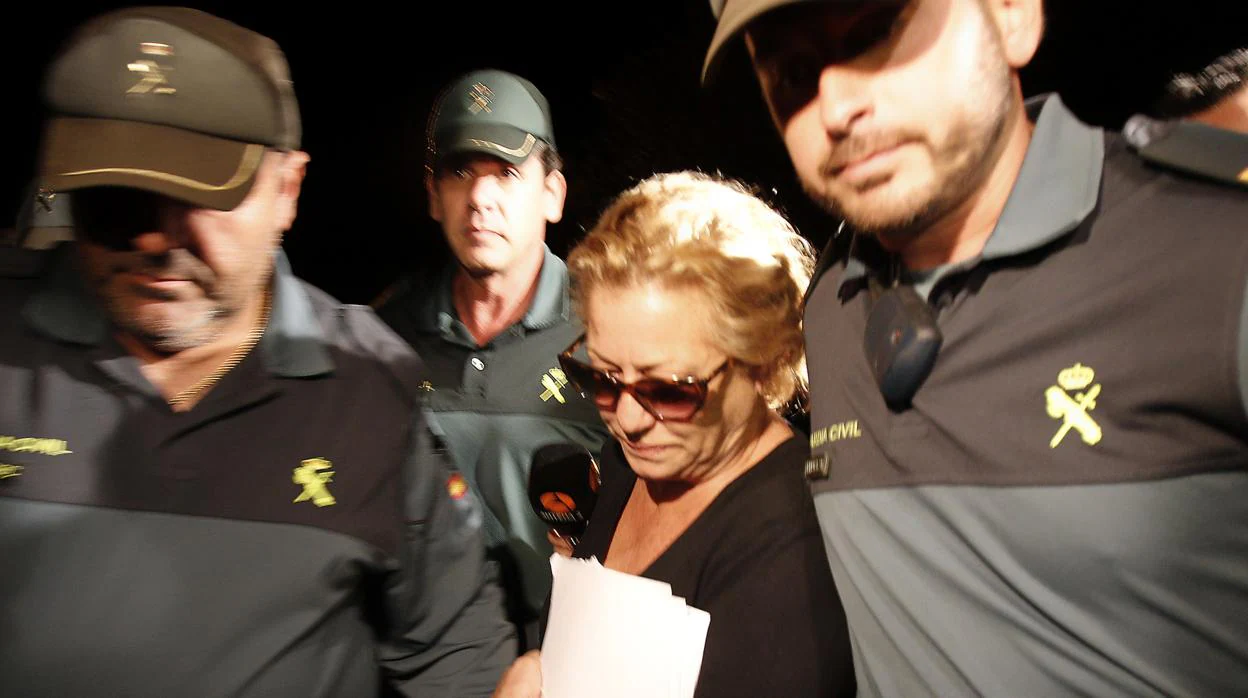La entrada en prisión de Mayte Zaldívar en 2014