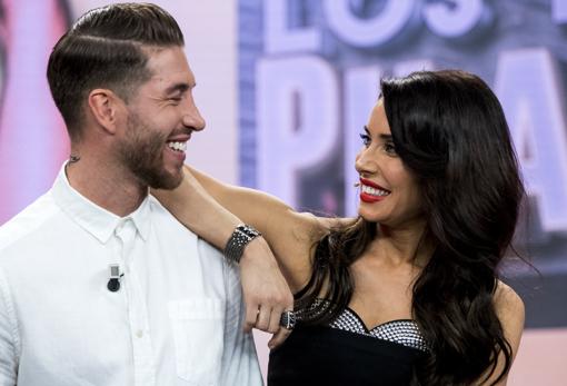 Sergio Ramos y Pilar Rubio en «El Hormiguero»