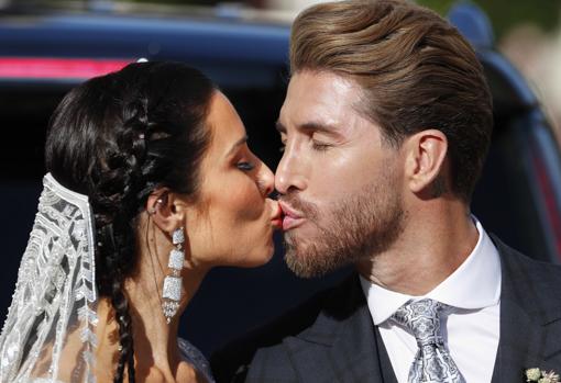 Pilar Rubio y Sergio Ramos.