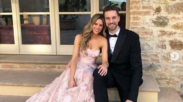 Pau Gasol se casa por sorpresa con Cat McDonnell