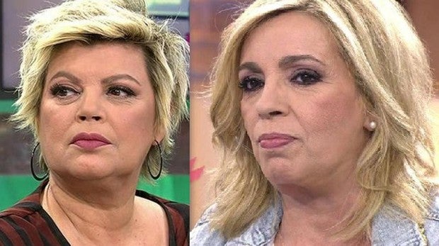 Terelu Campos y Carmen Borrego, dos hermanas enfrentadas